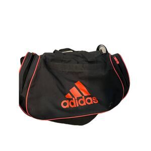 Adidas Defender Medium 20"x12"x10" Orange Black Duffel Bag